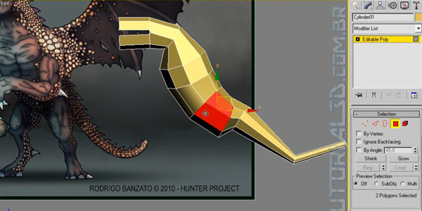 Tutorial Modelando Dragao 3D Max 2011 parte1