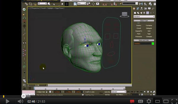 Tutorial 3d Max RIG Facial - parte 2