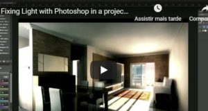 fixing light with photoshop 3ds max